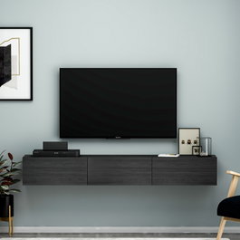 Hanah Home Soporte para TV Terra Negro